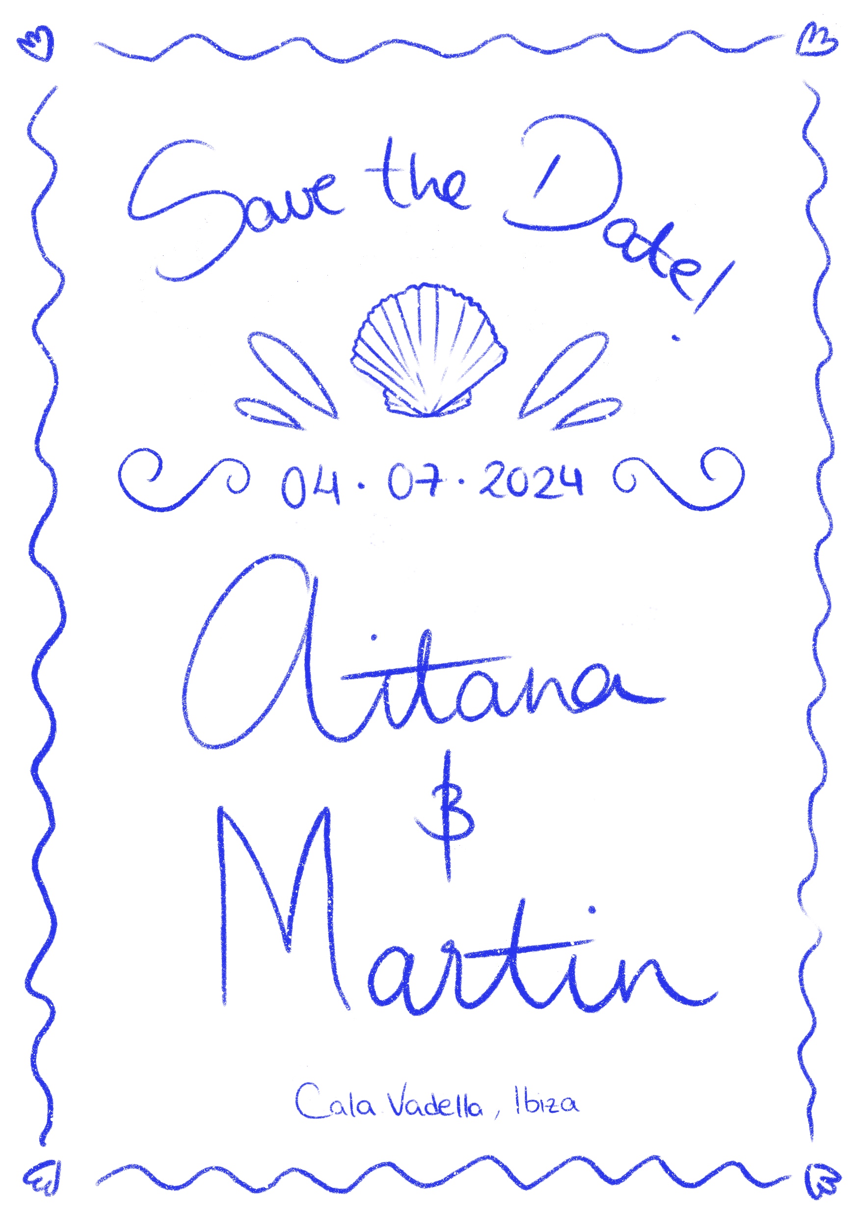 Diseño Invitación de Boda Aitana & Martin